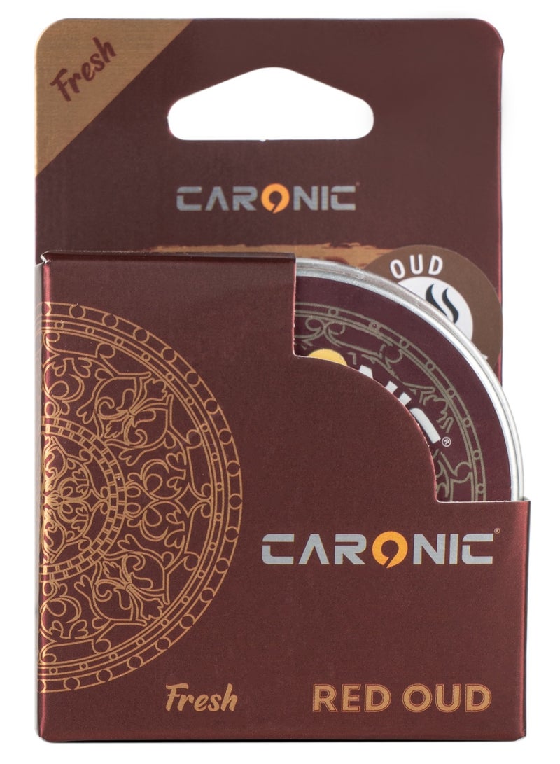 CARONIC Car Air Freshener with Adjustable Lid for Desired Strength for Auto or Home Oud Pack Of 3 - Image 3